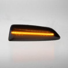 Stualarm LED dynamické blinkry Opel oranžové kouřové Astra, Zafira, Insignia, Grandland X (96OP02S)
