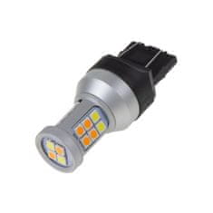 Stualarm LED T20 (7443) bílá/oranžová, 12-24V, 22LED/5630SMD (95242) 2 ks