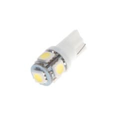 Stualarm LED T10 bílá, 24V, 5LED/3SMD (95217/24v) 2 ks