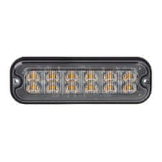 Stualarm PREDATOR 12x4W LED, 12-24V, oranžový, ECE R65 (br012A)