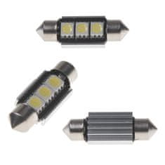 Stualarm LED sufit (36mm) bílá, 12V, 3LED/3SMD s chladičem (9523002cb) 2 ks