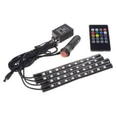 Stualarm LED podsvětlení vnitřní/vnější RGB 12V, IR, 4 pásky (95RGB-SET01)