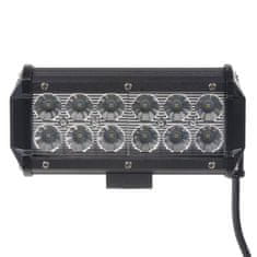 Stualarm LED světlo obdélníkové, 12x3W, 167x80x65mm (wl-822)