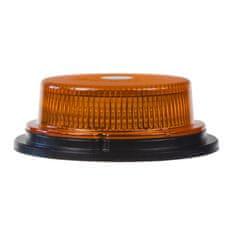 Stualarm LED maják, 12-24V, 18x1W oranžový, magnet, ECE R10 (wl80m)