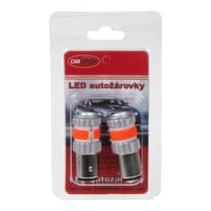 Stualarm LED BAY15d červená, dvouvlákno,COB 360 st., 9-60V, 12W (951403red) 2 ks