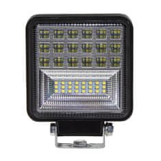 Stualarm LED světlo hranaté, 42x3W, ECE R10 (wl-831)