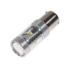 Stualarm CREE LED BAU15S 12-24V, 30W (6x5W) bílá (95C-BAU15S-30W) 2 ks