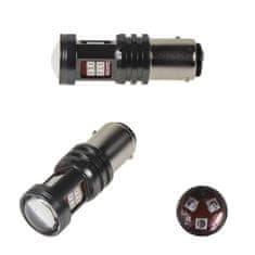 Stualarm x LED BAY15d červená, dvouvlákno, 12-24V, 15LED/2835SMD (951404red) 2 ks