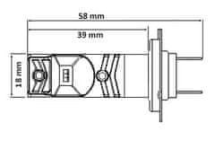 Stualarm CSP LED H7 bílá, 12-24V, 30W (95CSP-H7-30) 2 ks