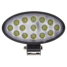 Stualarm LED světlo oválné, 15x3W, ECE R10 (wl-8445S)