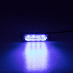 Stualarm x SLIM výstražné LED světlo vnější, modré, 12-24V, ECE R65 (kf004EM5Wblu)