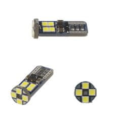 Stualarm LED T10 bílá, 12-24V, 12LED/3030SMD (952022cb) 2 ks