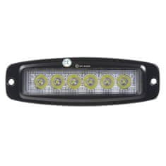 Stualarm LED světlo obdélníkové, 6x3W, 195x62x45mm, ECE R10 (wl-803S)