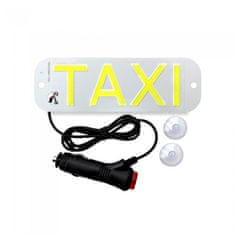 Stualarm LED banner s nápisem TAXI, žlutý (LED-taxi)