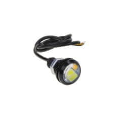 Stualarm LED světlo pro denní svícení (eagle eye) 23mm, 12V, bílá/oranžová (95drl23wo)