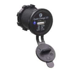 Stualarm USB zásuvka 12/24V, QC3.0 (QuickCharge) (34656)