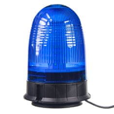 Stualarm x LED maják, 12-24V, modrý magnet, 80x SMD5050, ECE R10 (wl55blue)