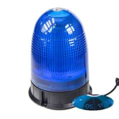 Stualarm x LED maják, 12-24V, modrý magnet, 80x SMD5050, ECE R10 (wl55blue)