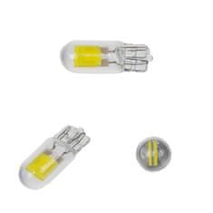 Stualarm COB LED T10 bílá, 12V, celosklo (95COB-T10-3) 2 ks