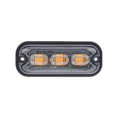 Stualarm PREDATOR 3x4W LED, 12-24V, oranžový, ECE R65 (br003A)