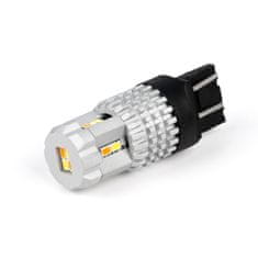 Stualarm LED T20 (7443) bílá/oranžová, 12V, 12LED SMD (95AC010) 2 ks