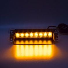 Stualarm PREDATOR LED vnitřní, 8x3W, 12-24V, oranžový, 233mm (kf750-2)