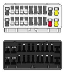 Stualarm Kabeláž pro HF PARROT/OEM Chrysler, Jeep, Dodge modely 2001- (sot-086)