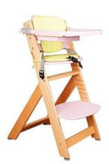 BRADOP Dětská rostoucí židle VLADĚNA přírodní/růžová