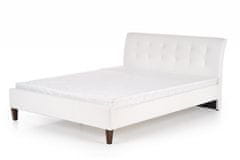 Halmar Čalouněná postel SAMARA bílá 160x200
