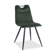 Signal Jídelní židle ORFE manšestr zelená