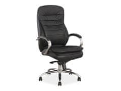 Signal Kancelářská židle Q-154 kůže černá