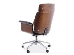 Signal Kancelářská židle OREGON černá ekokůže