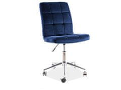 Signal Kancelářská židle Q-020 velvet modrá