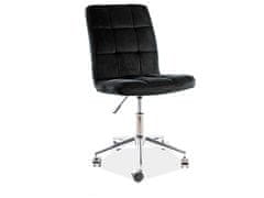 Signal Kancelářská židle Q-020 velvet černá