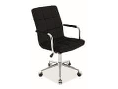 Signal Kancelářská židle Q-022 velvet černá