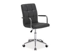 Signal Kancelářská židle Q-022 ekokůže šedá