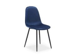 Signal Jídelní židle FOx velvet modrá
