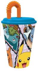 Stor KELÍMEK S BRČKEM POKÉMON 430ML MODRÁ