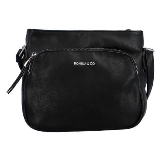 Romina & Co. Bags Volnočasová dámská koženková crossbody Perry, černá