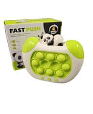 Leventi Fast push puzzle game - pop it hra - zelená panda
