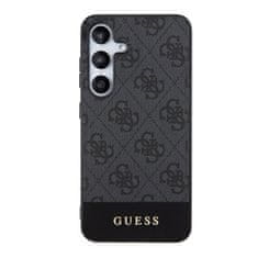 Guess  4G Stripe Zadní Kryt pro Samsung Galaxy S24 Grey