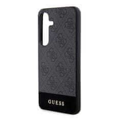 Guess  4G Stripe Zadní Kryt pro Samsung Galaxy S24 Grey