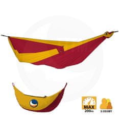 Ticket To The Moon Hamaka Ticket To The Moon King Size Hammock Burgundy / Dark Yellow