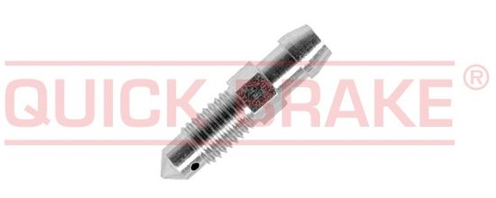 Quick Brake Odvzdušňovací šroub M7x1, délka 28,6 mm, na brzdové vedení