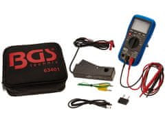BGS technic BGS Technic BGS 63401 Digitální multimetr s USB připojením, speciálně pro autoservis