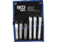 BGS technic BGS Technic BGS 8665 Ráčnové očkové klíče 10 ÷ 22 mm na montáž potrubí (Sada 6 díl)