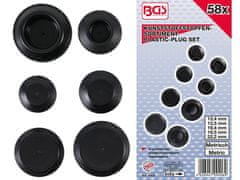 BGS technic BGS Technic BGS 9406 Sortiment plastových zátek (Sada 58 dílů)