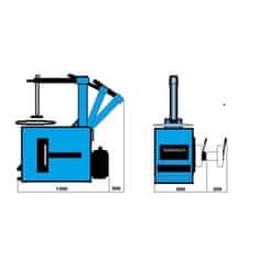 Golemtech Zouvačka osobní TC-02 PROFI, 10" - 24", automat, pneumatické rameno - Golemtech