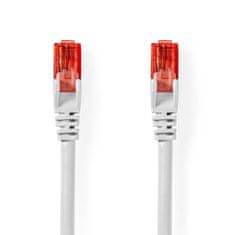 Nedis Síťový kabel CAT6 | RJ45 samec | RJ45 samec | U/UTP | 3,00 m | Kulatý | PVC | Bílá | Označení 