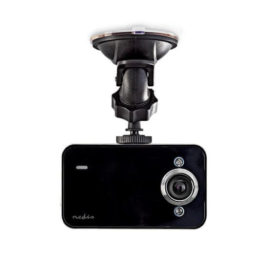 Nedis Dash Cam | 720p@30fps | 3,0 MPix | 2,4" | LCD | Detekce pohybu | Černá